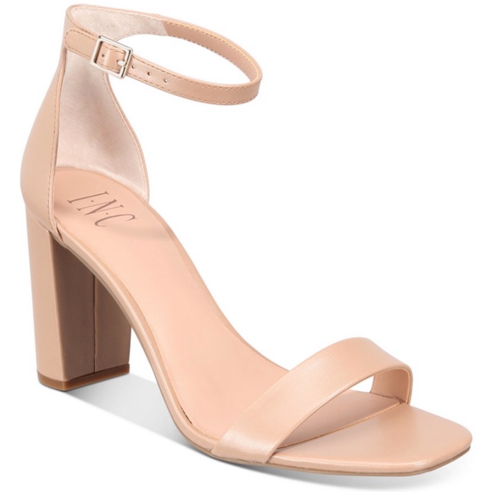 INC Macys nude heels size 6
